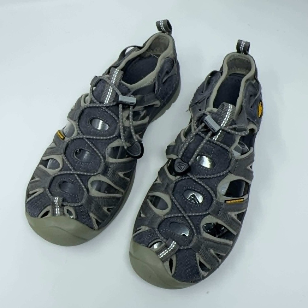 Keen Whisper Sandals Women's Size 9 Gray Waterproof Hiking Water 1018227 - Picture 4 of 9